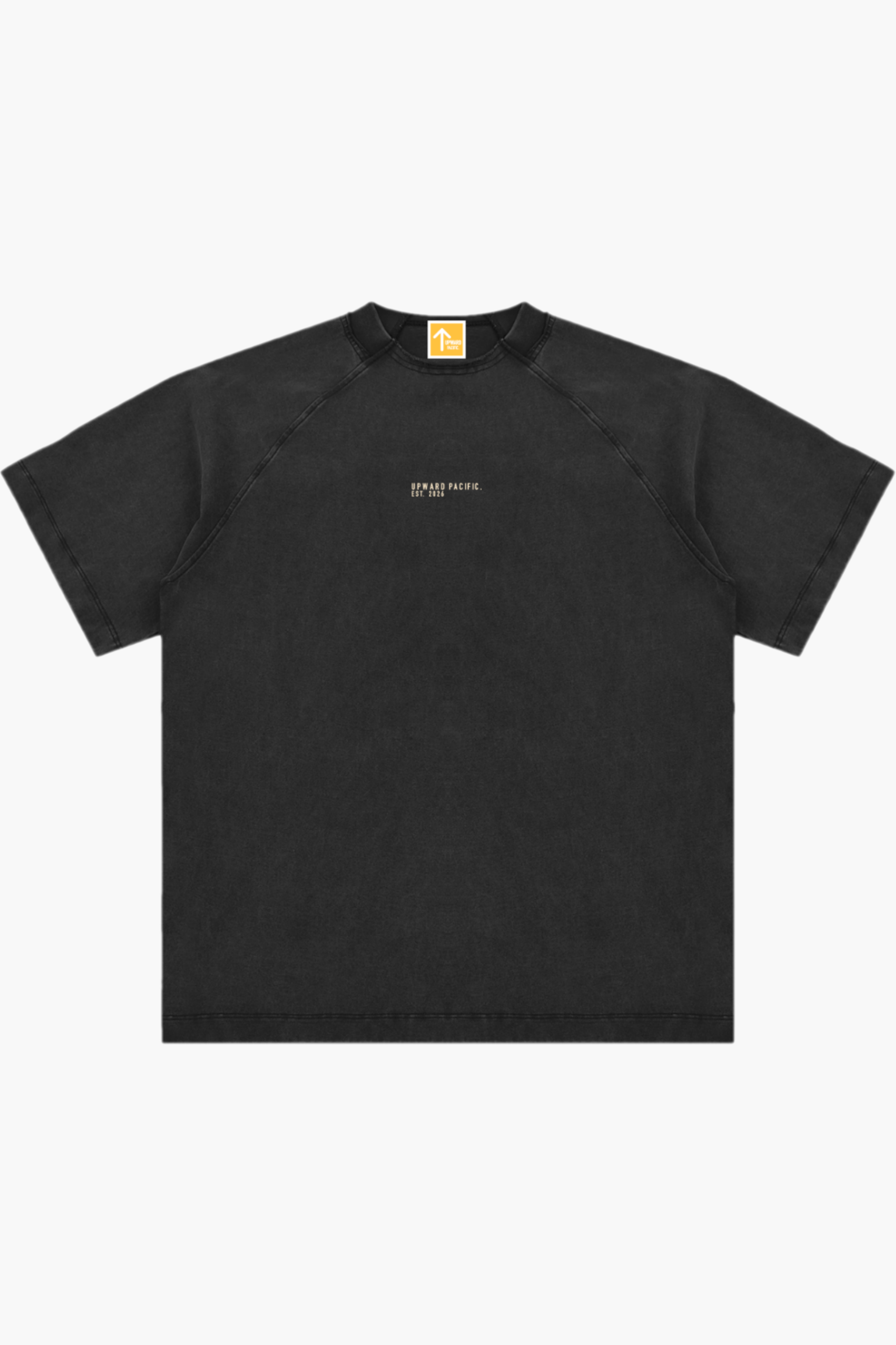 Believe Anyway Tee — Vintage Washed Black | Upward Pacific