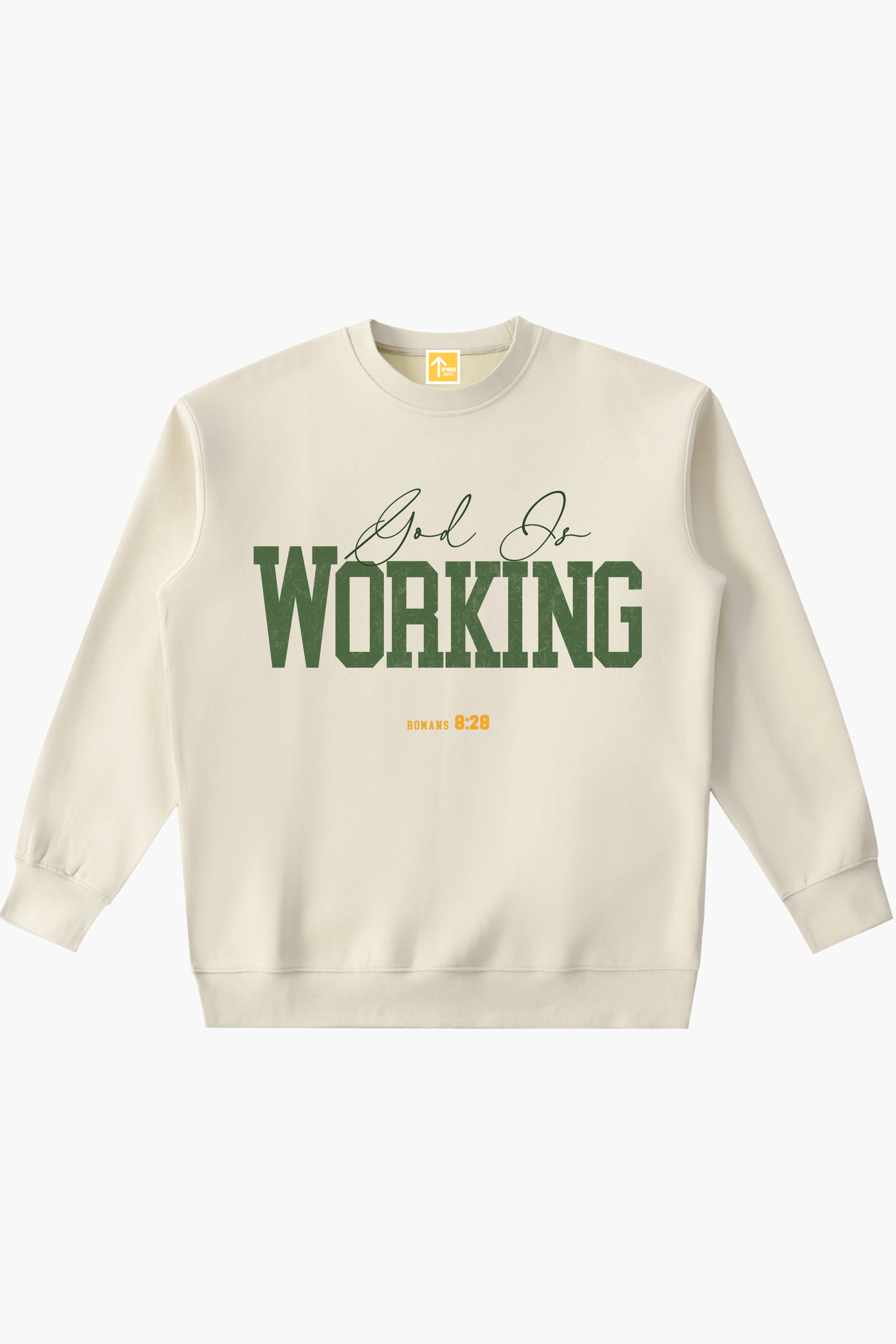 God Is Working Long Sleeve – Romans 8:28 | Upward Pacific