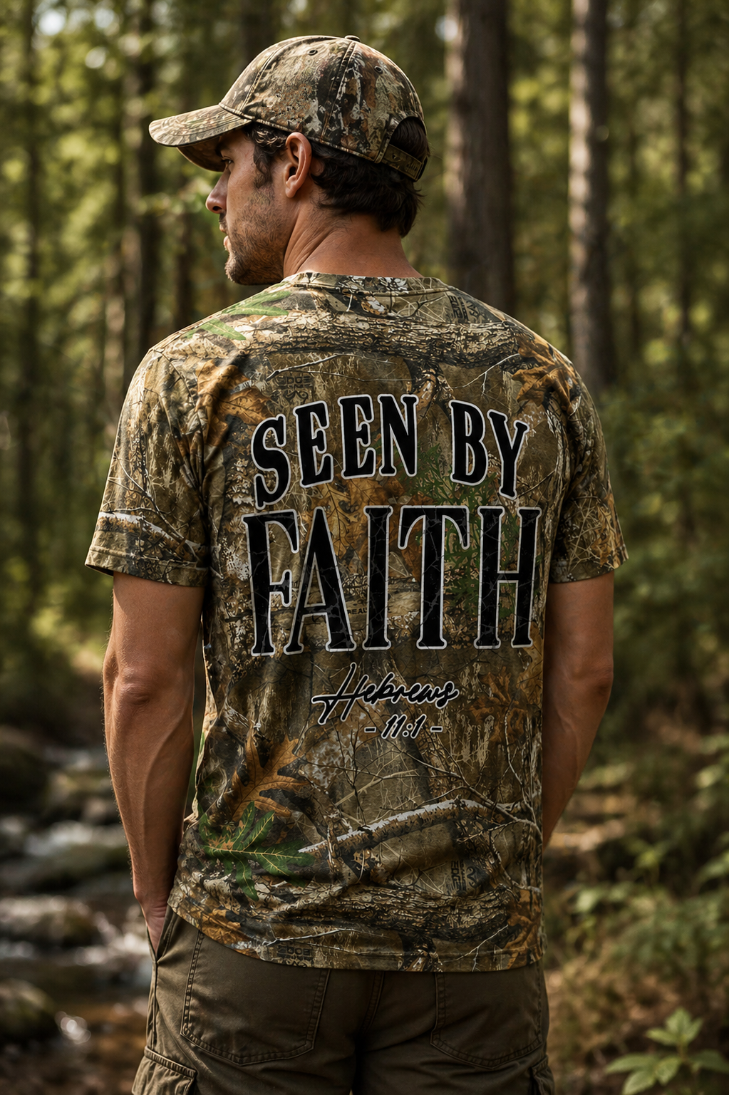 Seen By Faith Camo Tee | Upward Pacific