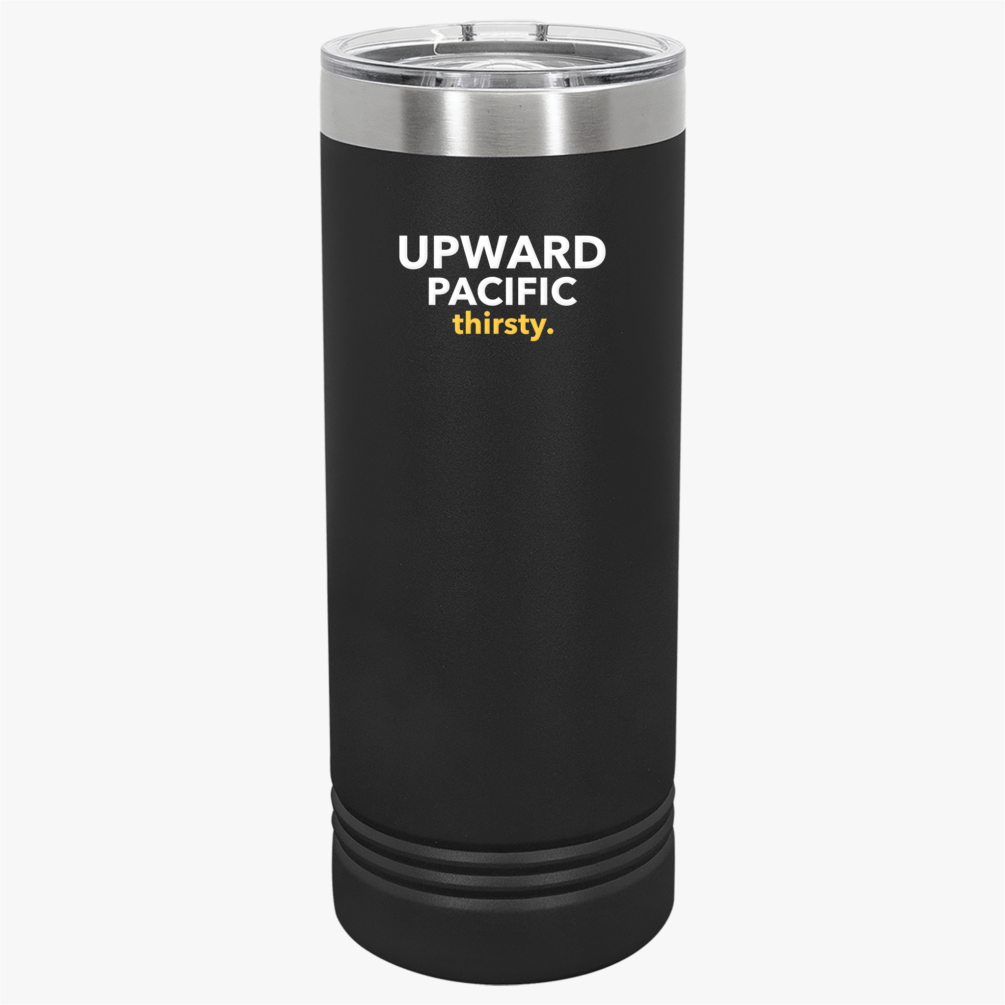 Skinny Tumbler 22oz — "Thirsty." Minimalist Stainless Travel Cup | Upward Pacific